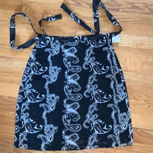 Paisley Pattern Wrap Skirt